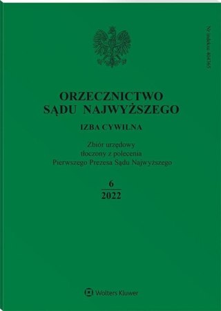 Orzecznictwo Sądu Najwyższego 6/2022