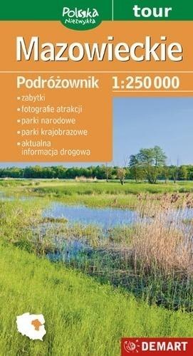 Mazowieckie Podróżownik Mapa turystyczna 1:250 000