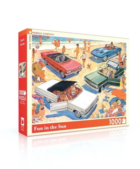 Puzzle 1000 Zabawa na plaży, General Motors