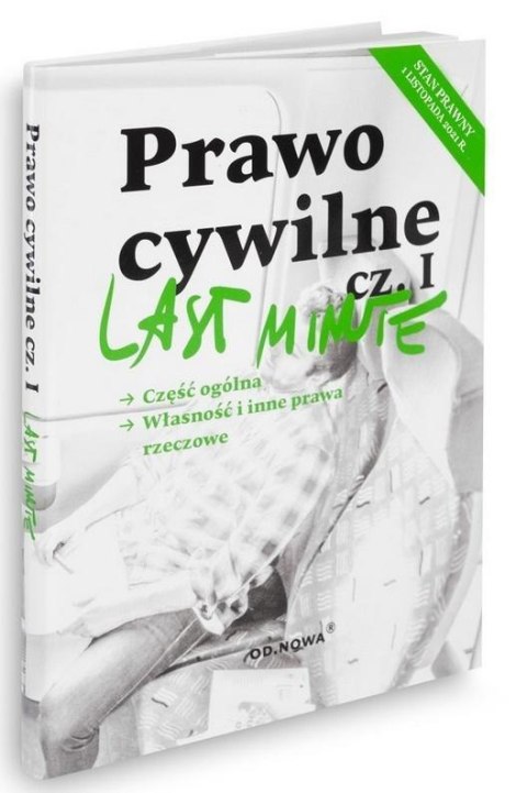 Last Minute. Prawo cywilne cz.1 01.11.2021