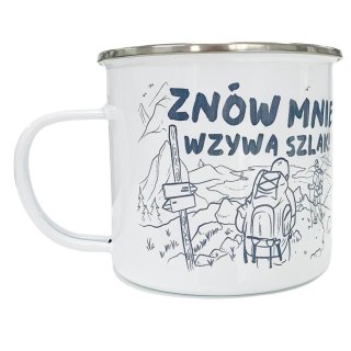 Kubek emaliowany - Znów mnie wzywa szlak