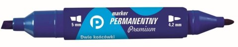 Marker perman. nieb. 2 końcówki (12szt.) KM502-N2