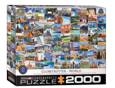 Puzzle 2000 Globetroter-Świat