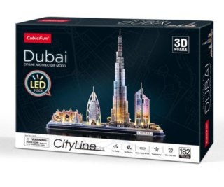 Puzzle 3D Dubai LED