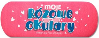 Etui na okulary Różowe