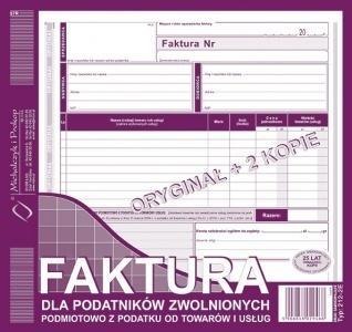 Faktura dla podatników zwolnionych...212-2E