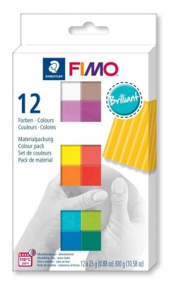 Fimo Soft 12x25g kolory Brilliant