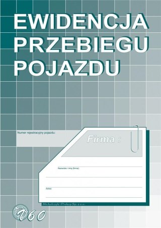 Ewidencja przebiegu pojazdu dla celów... V-60