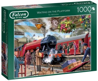 Puzzle 1000 Falcon Czekając na pociąg