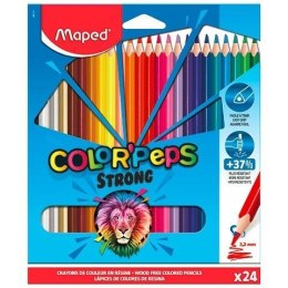Kredki Colorpeps Strong trójkątne 24 kolory