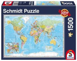 Puzzle PQ 1500 Mapa świata G3