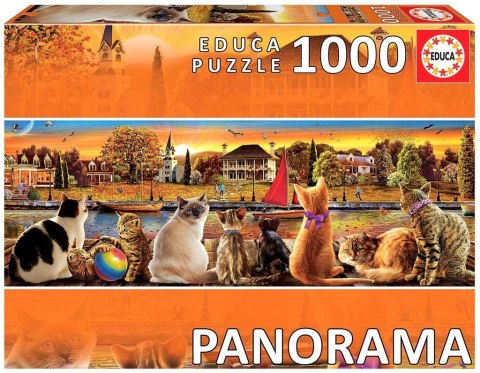 Puzzle 1000 Koty na nabrzeżu (panorama) G3