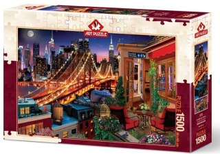 Puzzle 1500 Nowy York, Widok na taras