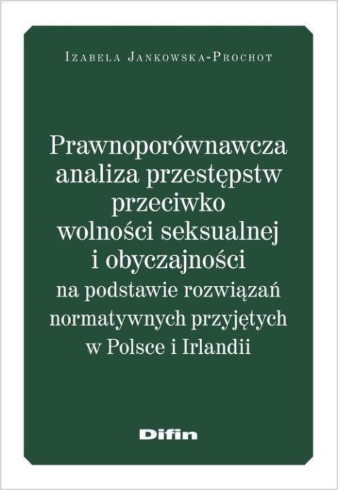 Prawnoporównawcza analiza przestępstw...