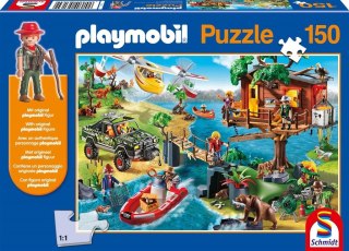 Puzzle 150 Playmobil Domek na drzewie + figurka G3