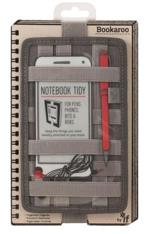 Bookaroo Notebook Tidy Organizer na notes szary