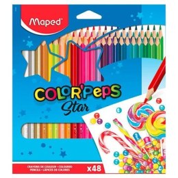 Kredki Colorpeps trójkątne 48 kolorów MAPED
