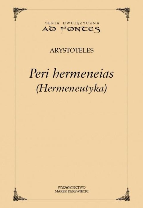 Peri hermeneias (Hermeneutyka)