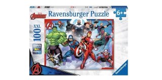 Puzzle 100 Avengers - Zgromadzenie rysunkowe xxl