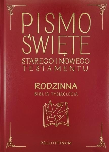 Biblia Tysiąclecia rodzinna ekooprawa, złocona