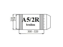 Okładka brulion regulowana A5/2R (25szt) D&D
