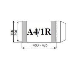 Okładka książkowa regulowana A4/1R (25szt) D&D