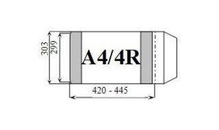 Okładka książkowa regulowana A4/4R (25szt) D&D