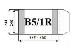 Okładka książkowa regulowana B5/1R (25szt) D&D
