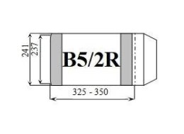 Okładka książkowa regulowana B5/2R (25szt) D&D