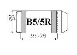 Okładka książkowa regulowana B5/5R (25szt) D&D
