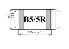 Okładka książkowa regulowana B5/5R (25szt) D&D