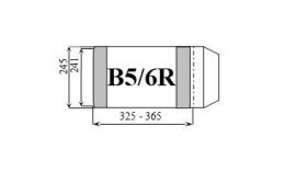 Okładka książkowa regulowana B5/6R (25szt) D&D