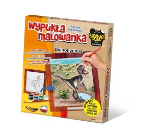 Wypukła malowanka Dino - Deinonychus