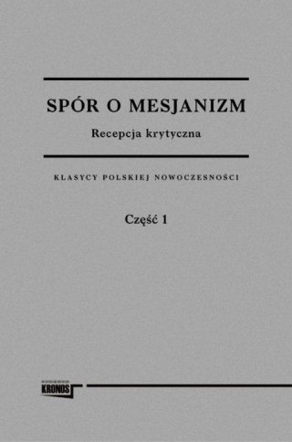 Spór o mesjanizm T.1- 2