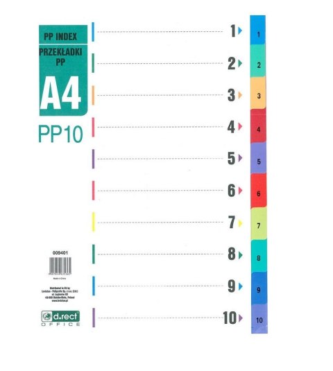 Przekładki PP 1-10 PP10 D.RECT