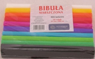 Bibuła marszczona MIX Mała (10szt)