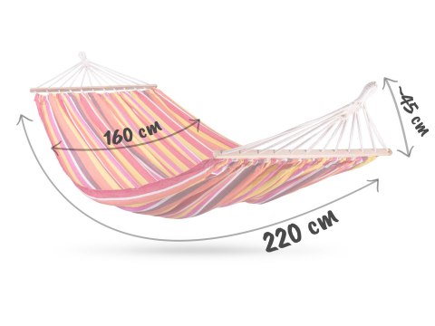 Hamak ogrodowy 220 x 160 cm Bahama Double, 2-osobowy