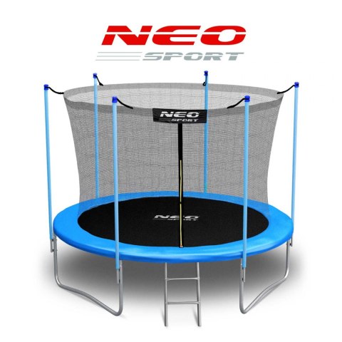 Trampolina ogrodowa 10ft/312cm z siatką wewnętrzną i drabinką Neo-Sport