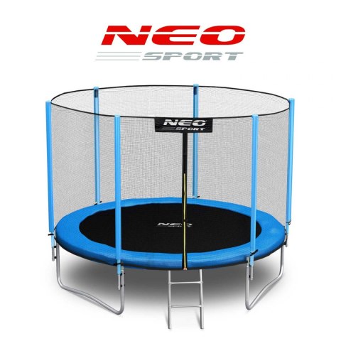 Trampolina ogrodowa 10ft/312cm z siatką zewnętrzną i drabinką Neo-Sport