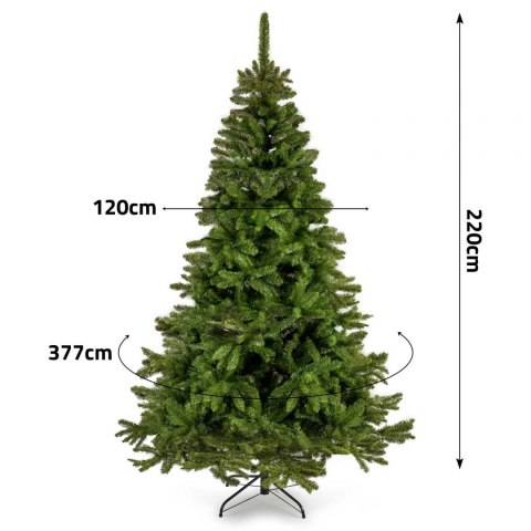 Choinka sztuczna na stojaku - świerk kaukaski 220 cm