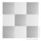 Piankowa mata puzzle biało-szara 60 x 60 cm 9 szt.