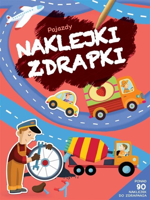 Naklejki zdrapki. Pojazdy