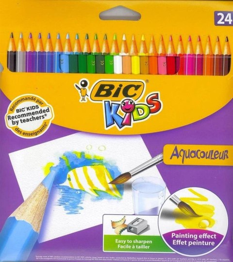 Kredki Aquacouleur 24 kolory BIC