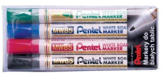 Marker do tablic MW85-4W 4 kolory PENTEL