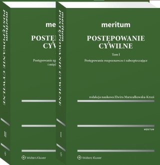 Meritum. Postępowanie cywilne T.1-2