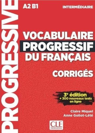 Vocabulaire progressif... klucz ed.3 A2/B1