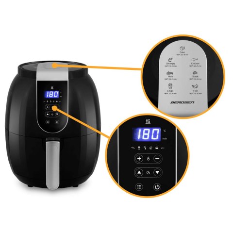 Frytkownica beztłuszczowa z wyświetlaczem Air fryer BD-651