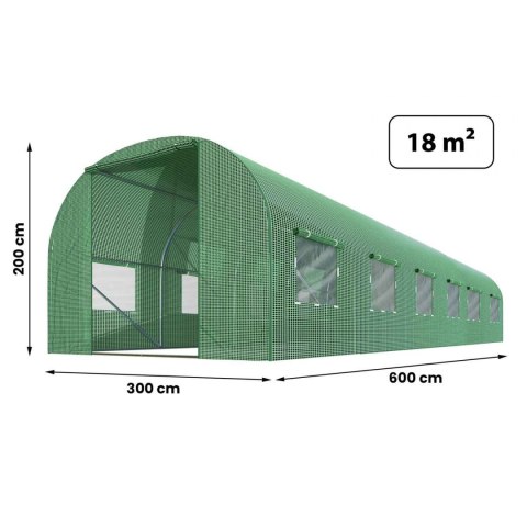 Tunel ogrodowy 3x6m (18m2) Plonos