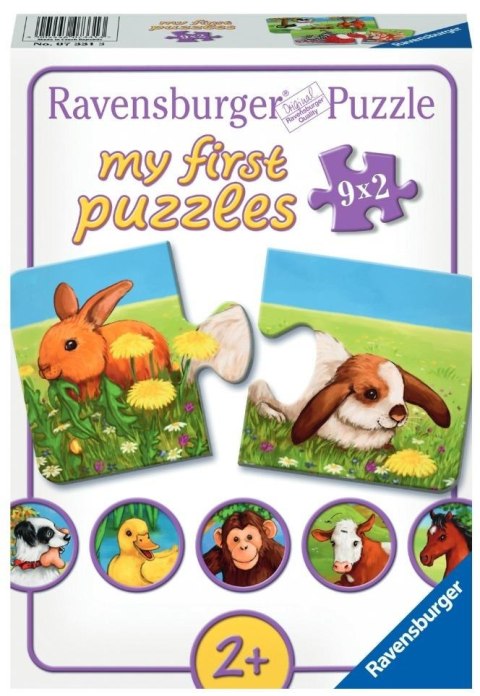 Puzzle 9x2 Urocze zwierzęta