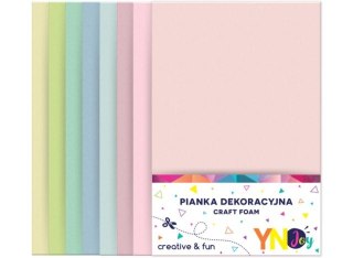 Pianka dekoracyjna INTERDRUK YNJoy A4 8ark. NC-020 pastel